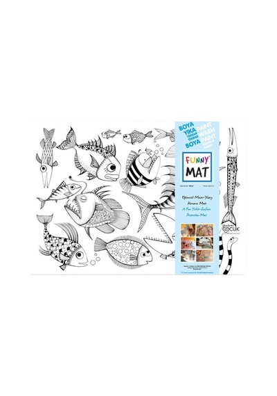 Funny Mat -washable Art - Balık