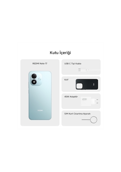 Xiaomi Redmi Note 17 4G 6 GB 128 GB (Xiaomi Türkiye Garantili)