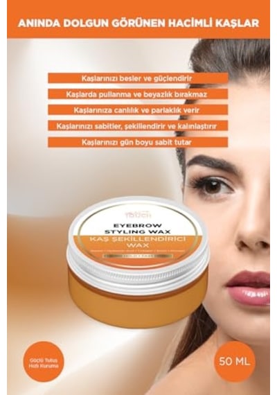 Kaş Sabitleyici Ve Şekillendirici Wax 50 Ml Kolajen, Keratin Ve Biotin Genel