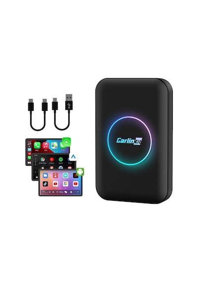 Carlinkit Tbox Lite Kablosuz Ai Kutusu, Ram 2g+rom 32g, Carplay Ve Android Oto, Destek Kablosuz Carplay Ve Kablosuz Andr 10"