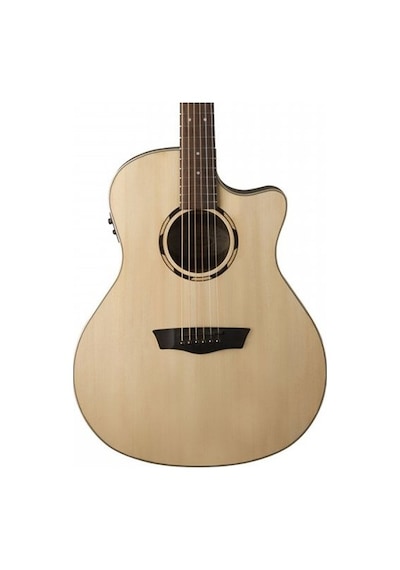 Washburn Wlo20sce Woodline 20 Elektro Akustik Masif Sedir Kapak Sıcak Karakter