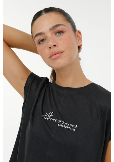 Lumberjack Wl Blaır 4fx Siyah Kadın Kısa Kol T-shirt 11ct1092 001 Lumberjack Wl Blaır 4fx Siyah Kadın Kısa Kol T-shirt 11ct1092 001
