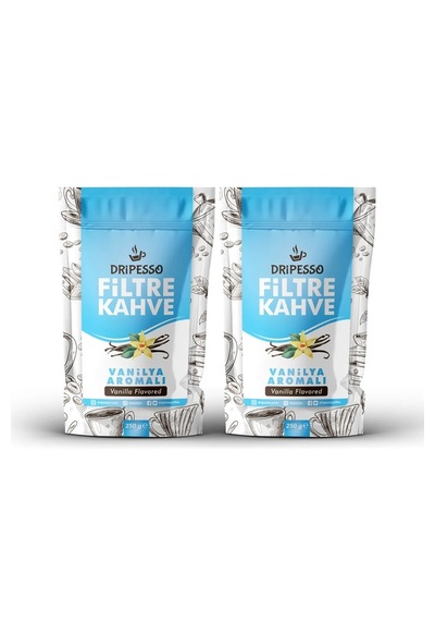 Dripesso Kahve Vanilya Aromalı Filtre Kahve 2 x 250 G