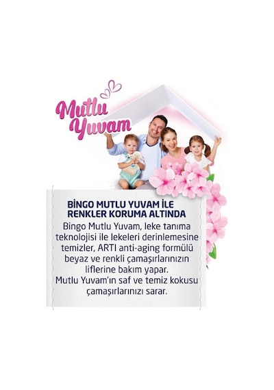 Bingo Premium Toz Çamaşır Deterjanı Beyaz 7 KG