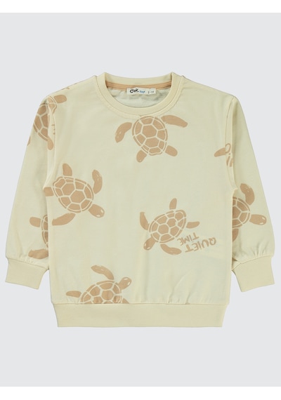 Civil Boys Erkek Çocuk Sweatshirt 2-5 Yaş Fil Dişi Fil Dişi Çok Renkli