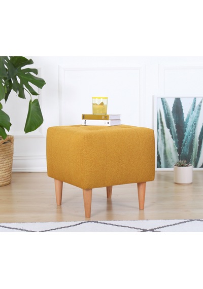 Lorencehome Tomp Puf - Gold / Lorence Home
