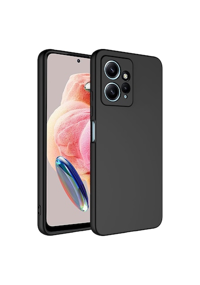 Xiaomi Redmi Note 12 4g Kılıf Yumuşak Silikon Kamera Korumalı Lansman Pazarplus Lila