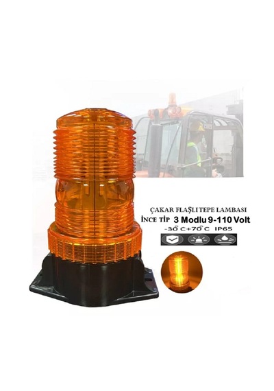 Tepe Çakar Lamba 3 Modlu 9-110 Volt