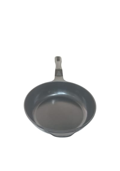Akdeniz 28 Cm Cam Kapaklı Siyah Döküm Derin Tava