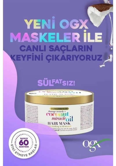 Organix Coconut Miracle Oil Hair Mask 300 Ml Saç Maskesi