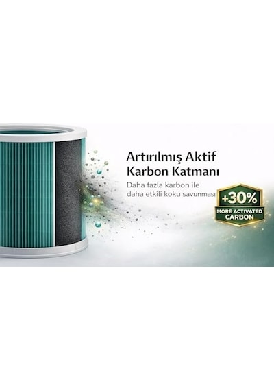 Xiaomi Smart Hava Temizleyicisi 4 Compact  Hepa Filtre Toxin-smoke - 4 Compact Hepa Filter Yeşil