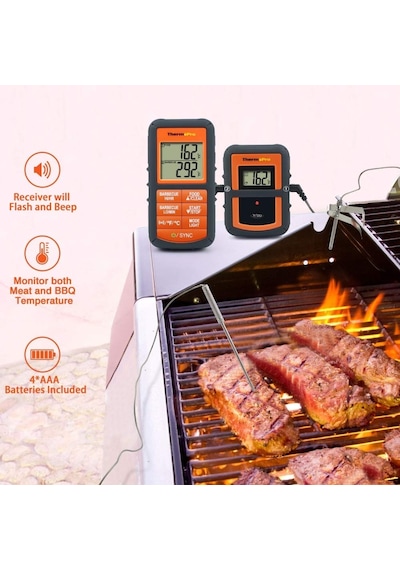 Thermopro Tp08s Wifi Kablosuz Saplamalı Yemek Termometresi