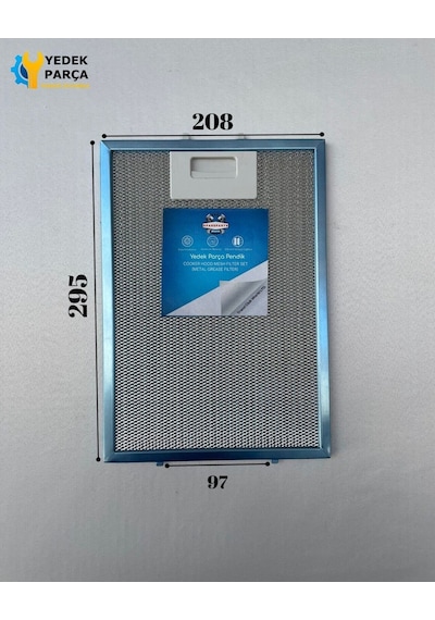 Arçelik Uyumlu Davlumbaz 20,8x29,4 Cm Arka Ara 4,5 Aspiratör Filtresi
