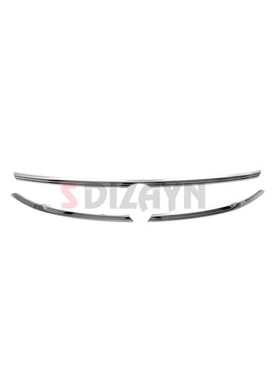 S-Dizayn  Volkswagen Tiguan Krom Far Üst Çıtası 3 Prç. 2016-2020