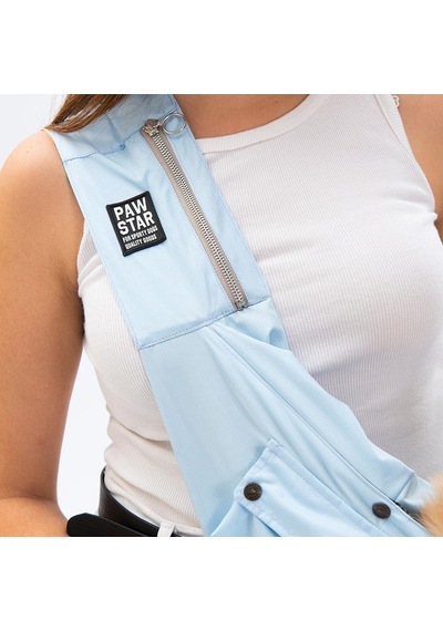 Pawstar Mavi Crossbody Küçük Irk Köpek Çapraz Taşıma Çantası
