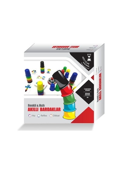 Akıllı Bardaklar Pratik Bardaklar Zeka ve Hafıza Oyunu Akıllı Bardaklar Pratik Bardaklar Zeka ve Hafıza Oyunu