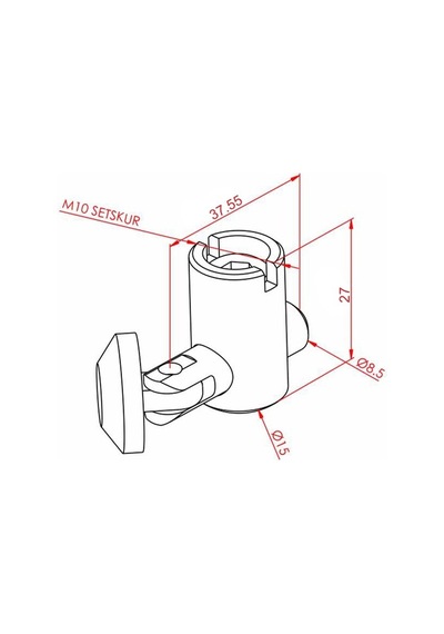 Doğuş Kalıp Çektirme Tip Bağlantı Parçası - Açılı K10 Diğer