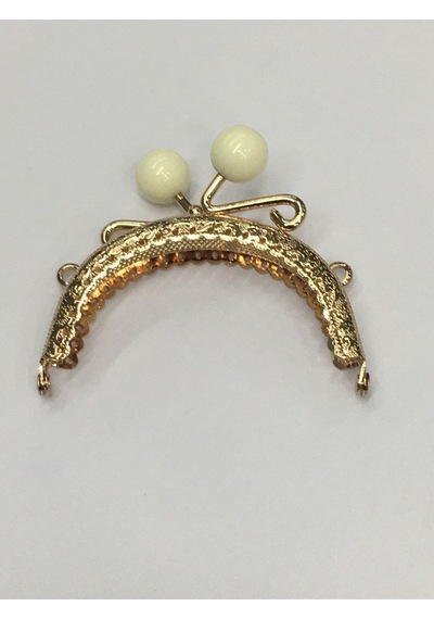 Karantuhafiye Çanta Ve Cüzdan Klipsi 10 Cm Incili Model Gold Krem İnci Gold Krem İnci Çok Renkli