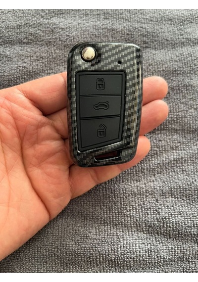 Seat Leon Fr İbiza Fr Arona Ateca Uyumlu Karbon Anahtar Kılıfı 2.