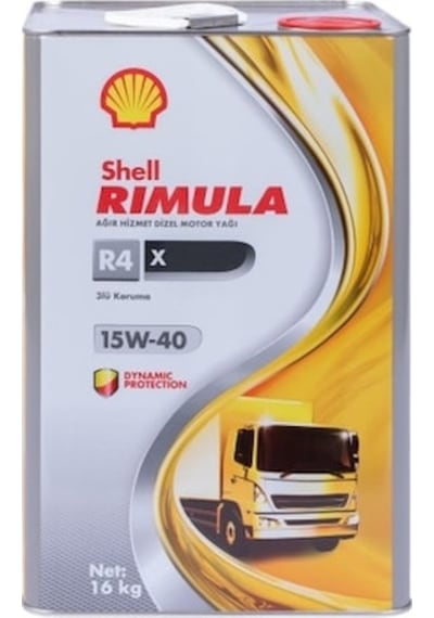 Shell Rimula X R4 15W-40 Motor Yağı 16 KG