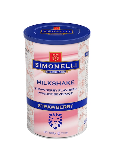 Simonelli Çilekli Milkshake 1 KG