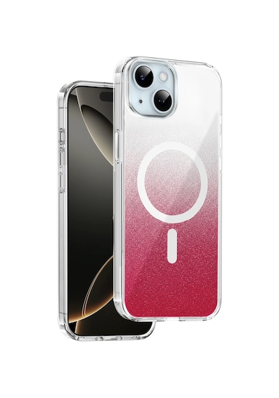 Onegif Apple İphone 14 Sora Simli Magsafe Kapak - Kırmızı - Kırmızı