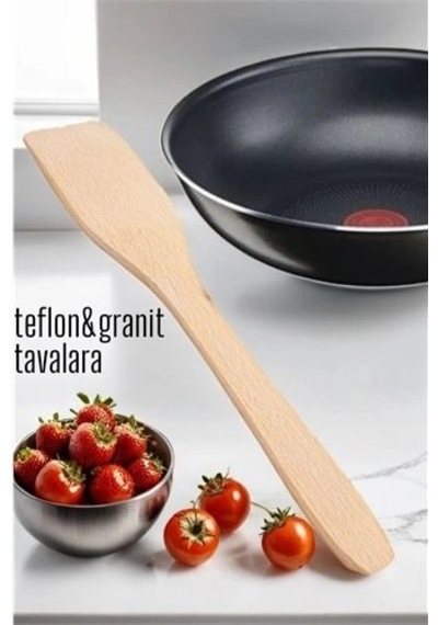 Ahşap Spatula Doğal Gürgen Ağacı 717902 0
