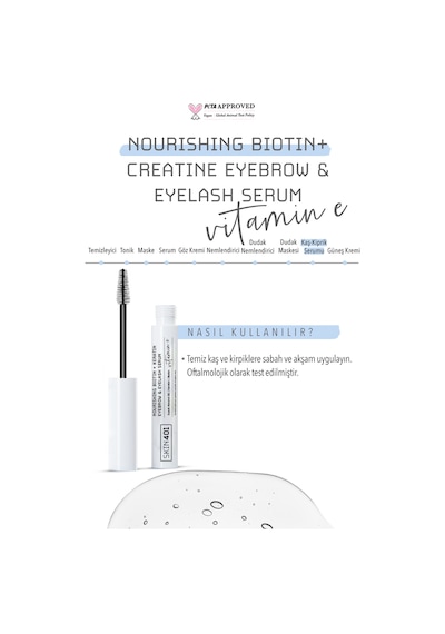 Skin401 Biotin + Keratin Besleyici Kaş & Kirpik Serumu 6.5ml