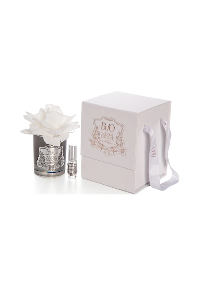 Füme Cam Silver Tek Gül Luxury Home Perfume Ağaç