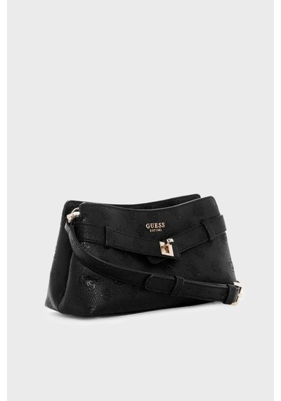 Guess Ella Logolu Çıkarılabilir Askılı Çanta Hwpd9746730 Kadın Çanta Hwpd97 46730 Blo Siyah