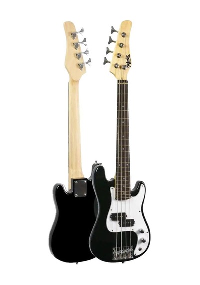 Midex Cbg-380bk 38 İnç 7/8 Ebat 10-14 Yaş Arası Genç Ve Çocuk İçin Amfili Bas Gitar Seti