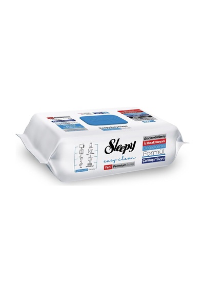 Sleepy Easy Clean Premium Çamaşır Suyu Katkılı Yüzey Temizlik Havlusu Mendili 100 Yaprak