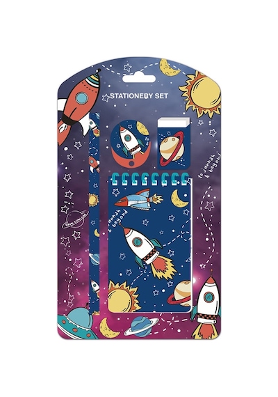 Dolphin Kırtasiye Seti Uzay Spc-06048 Çok Renkli