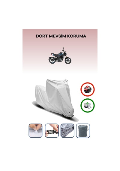 Gri, Cfmoto 250cl-x, Motosiklet Brandası, Kilit Uyumlu, Arka Çanta Uyumsuz