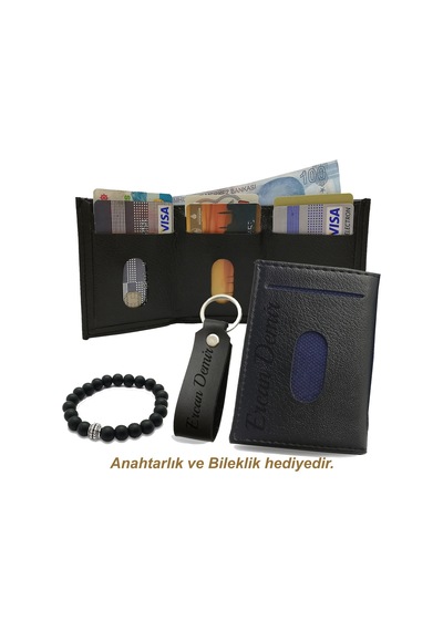 Erkek Kartlık Cüzdan İsme Kişiye Özel Hediyelik Anahtarlık Hediye (461856785) Siyah Dış Ön Yüze Yazı İstiyorum-Hediye Paketi Olmasın-Ptt