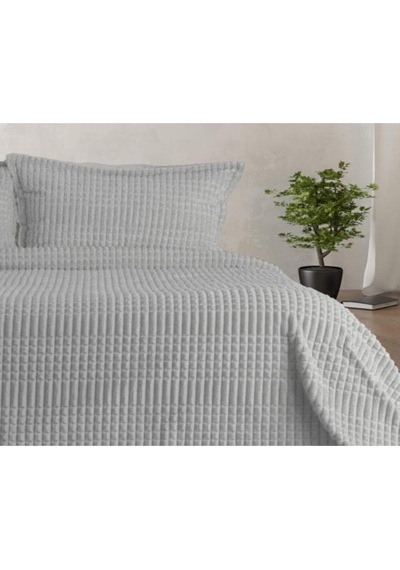 Merinos Modern Line Tek Kişilik Battaniye Seti Gri Gri