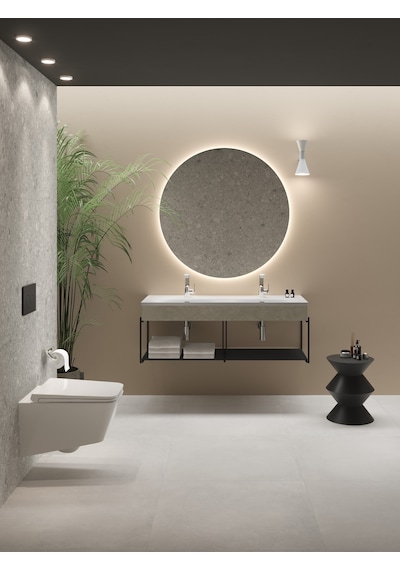 VitrA Equal 119-003R009 İnce Klozet Kapağı, Yavaş Kapanır, Kolay Çıkabilir, Beyaz