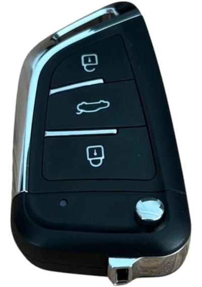 Autohan Keys Universal Sustaıı, 3 Butonlu, 433 Mhz, Kodlanabilir Kumanda Bmw Anahtarı