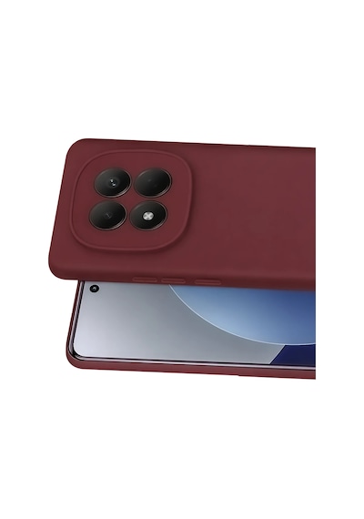 Newface - 733 - Xiaomi Redmi Note 15 Pro 5g First Silikon - Ece-umay - - Bordo