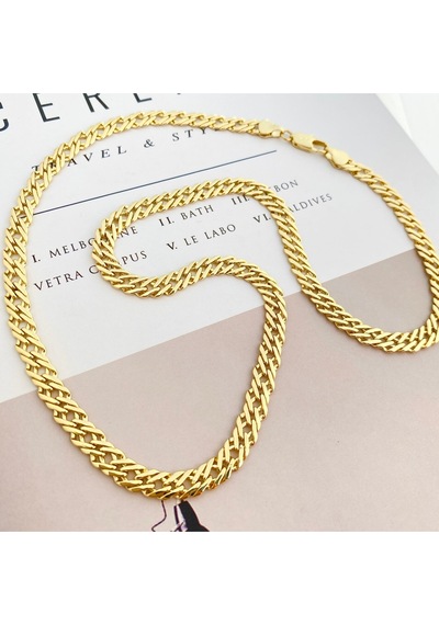 Kadın Zincir Kolye Vintage Kolye Kararmaz Xuping Vip Seri 14 Ayar Gold 60cm Gold