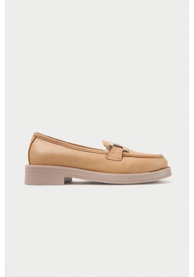 Mubiano Hakiki Deri Collection Kadın Babet Nude -mcsdd033-n Nude