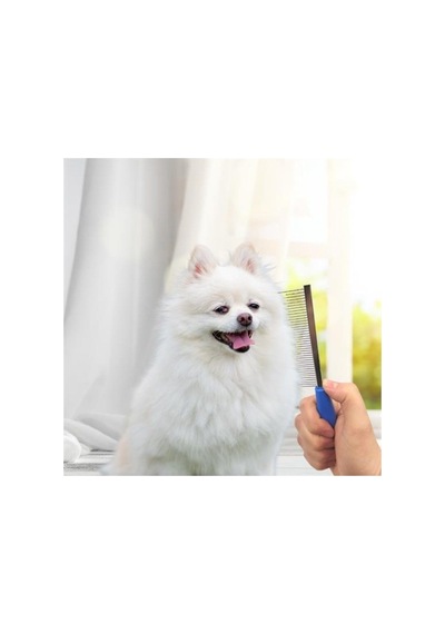 Duffa Ergonomik Kedi Ve Köpek Tüy Açma Tarağı, Köpek Kıtık Açıcı Bakım Tarağı, Metal Tarama Fırçası, T