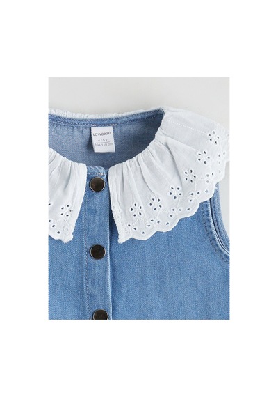 LC Waikiki Alıta Cıty Farkıyla Lcw Kids İndigo Denim Düz Kız Çocuk Elbise İndigo - 928242611 İndigo LC Waikiki Alıta Cıty Farkıyla Lcw Kids İndigo Denim Düz Kız Çocuk Elbise İndigo - 928242611 İndigo