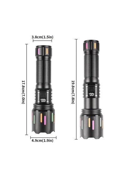 Ps-9954 30w Zoomlu Led Özellikli Şarjlı Profesyonel El Feneri
