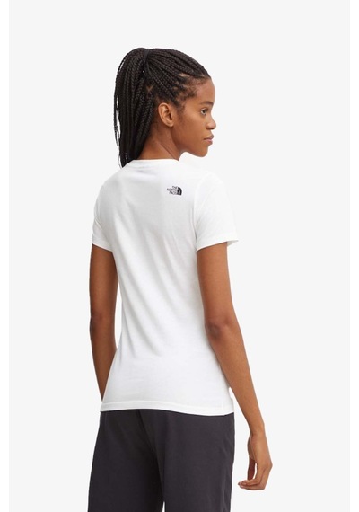 The North Face W Ss Easy Tee Kadın T-shirt Nf0a8a6dfn41 Beyaz