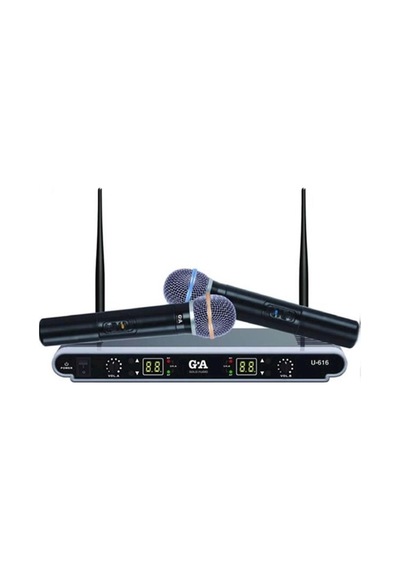 Gold Audio U-606 2 El Telsiz Mikrofon