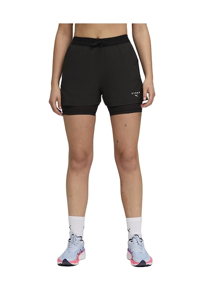 Puma X Hyrox Dryelite 2in1 Kadın Siyah Antrenman Şort 52857701