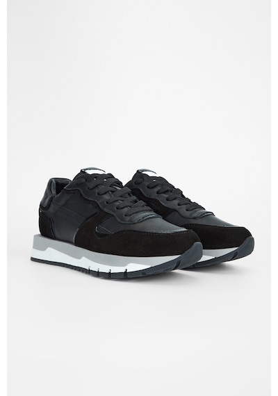 Valmenti Kadın Siyah Hakiki Deri Sneakers & Spor Ayakkabı 996 119-1 Bn Ayk Sk23/24 Siyah