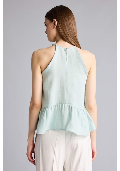 Defacto Regular Fıt Halter Yaka Müslin Kolsuz Bluz H5972ax26smgn1093 Yeşil-gn1093 Defacto Regular Fıt Halter Yaka Müslin Kolsuz Bluz H5972ax26smgn1093 Yeşil-gn1093