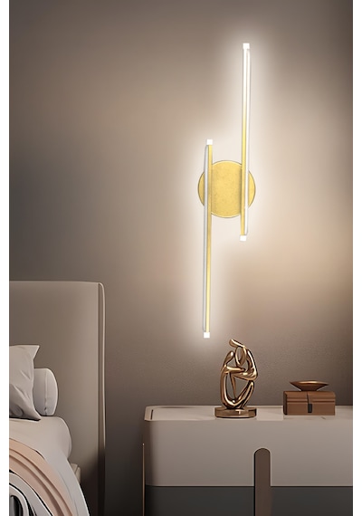 Sare Aplik Modern Tasarım Eskitme Renk - Gün Işığı Ledli Banyo - Eskitme